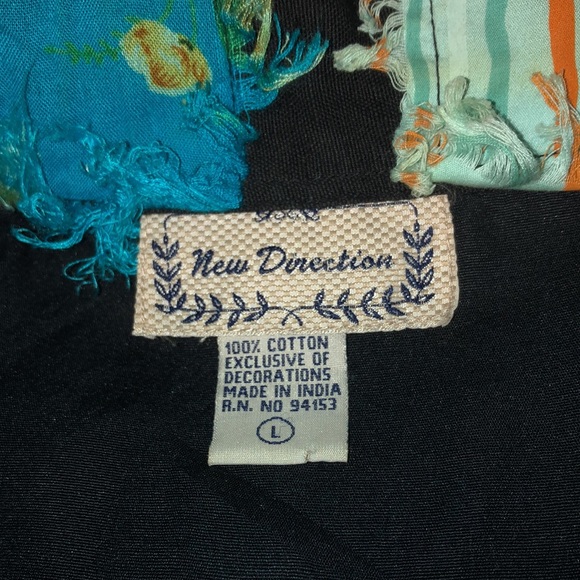 NEW DIRECTION PATCHWORK WOMEN JACKET Size (L) - Picture 4 of 4